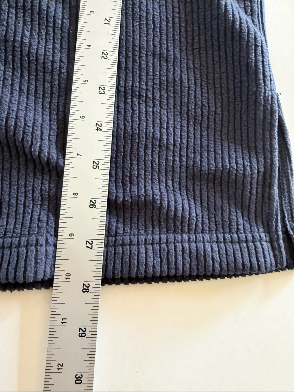 VTG 90's Paul Harris Design Sport Corduroy Shirt Jacket Dark Navy Blue Shacket - Picture 11 of 11
